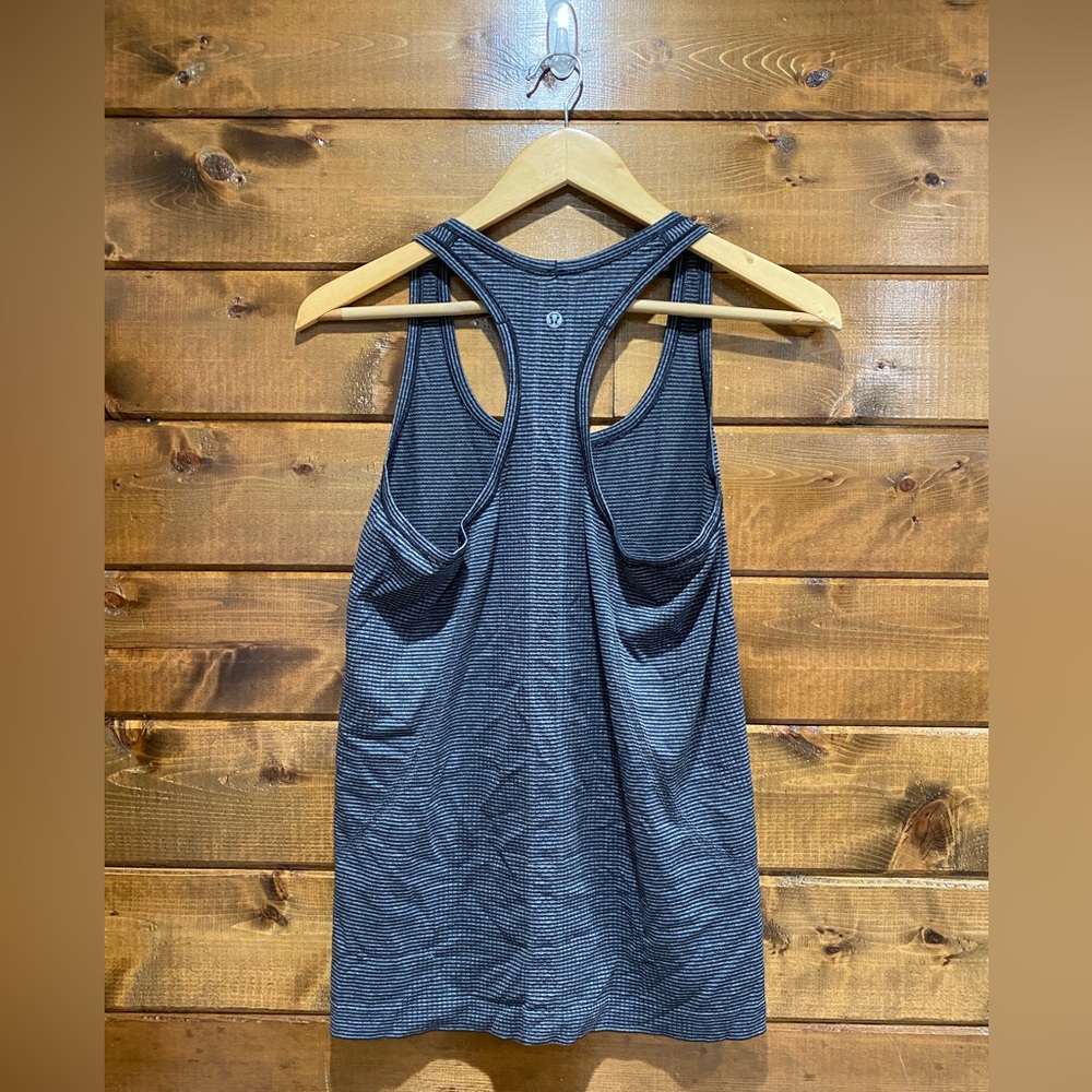 Lululemon Grey Striped Swiftly Tech Racerback - image 4